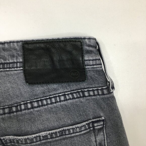 AG ADRIANO GOLDSCHMIED Gray THE TELLIS Modern Slim 5 Pocket Logo Hardware Jeans - Picture 11 of 16
